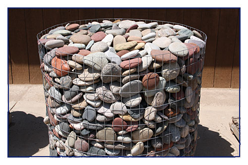 Colorado River Rock Flats Stone Fireplaces